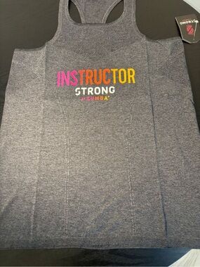 Strong by Zumba Instructor Tank Top - Size L - NWT -